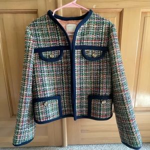 Sandro multicolor tweed blazer